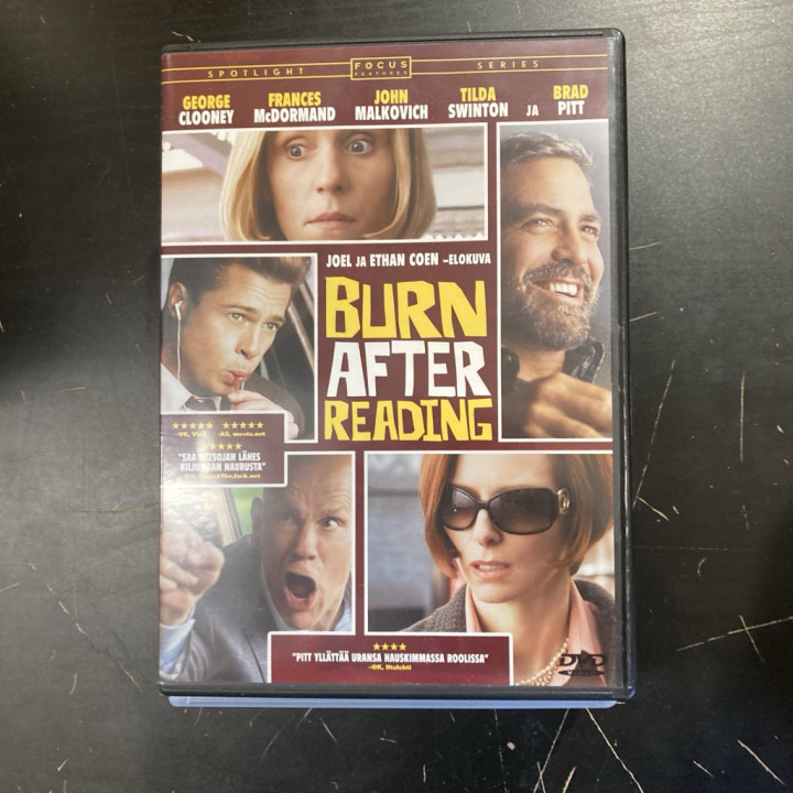 Burn After Reading DVD (M-/M-) -komedia-